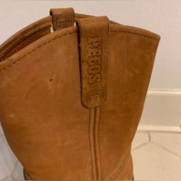 Red Wing Pecos Supersole Brown Leather pull on Boots 11.5 VGUC - Picture 6 of 6